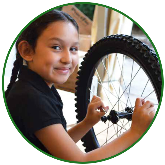 CycleHouston.org - Rewarding Good Grades with a bike